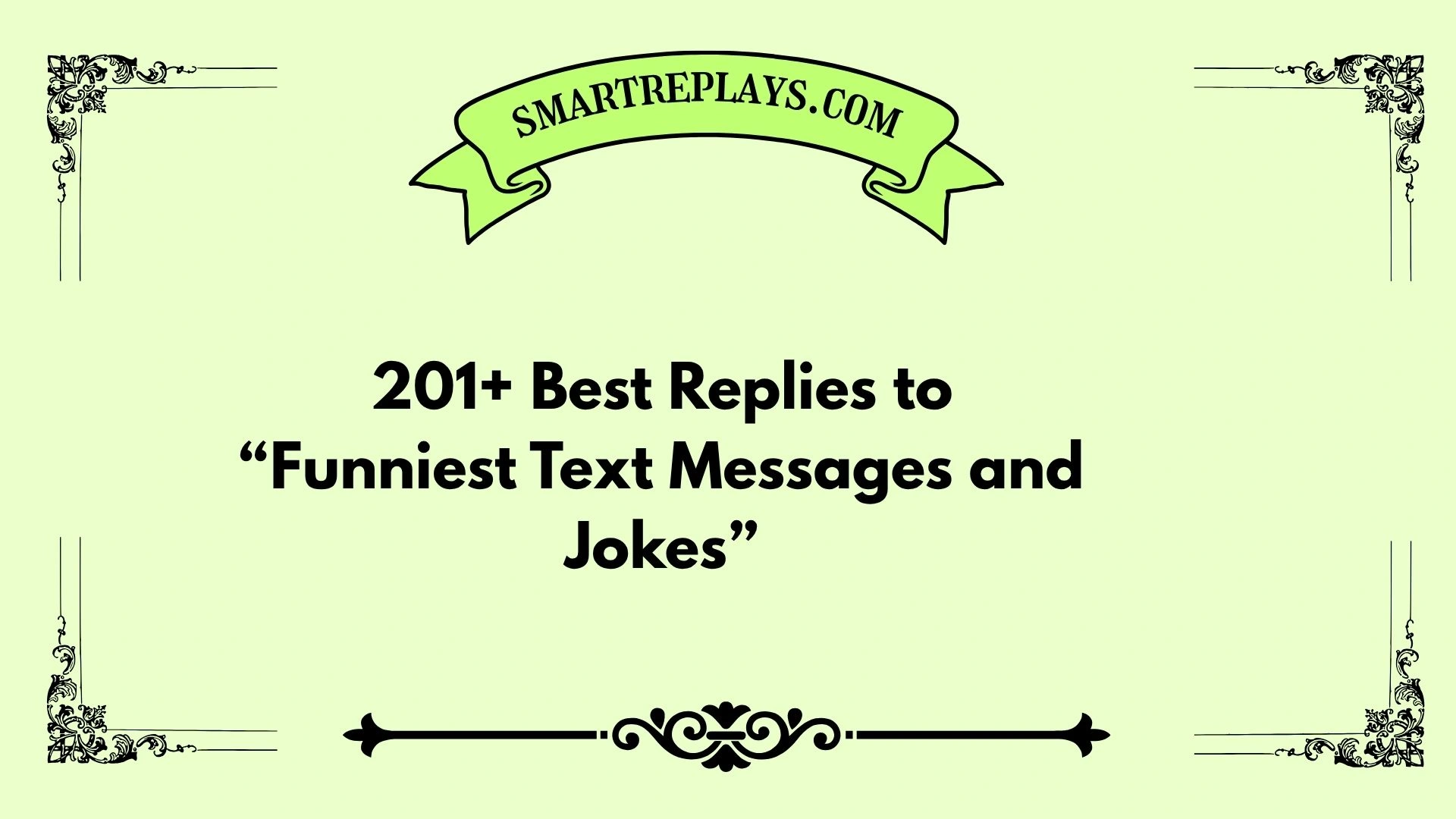 how to respond to funny text and jokes